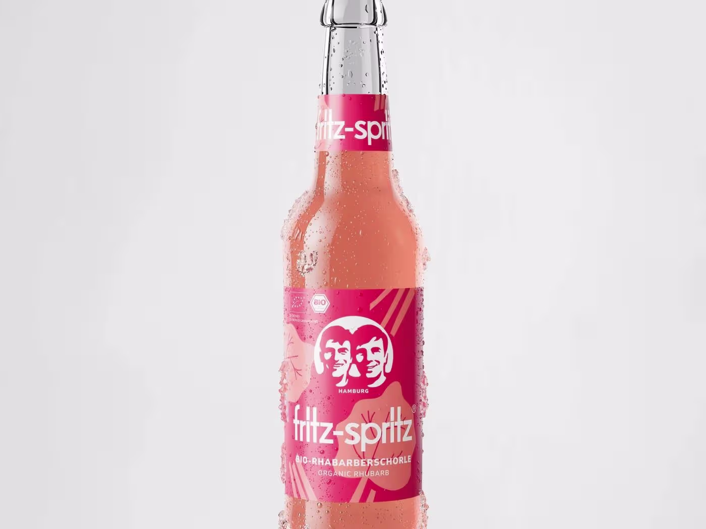 Fritz-Spritz Bio Rhabarber 0,33l Glas