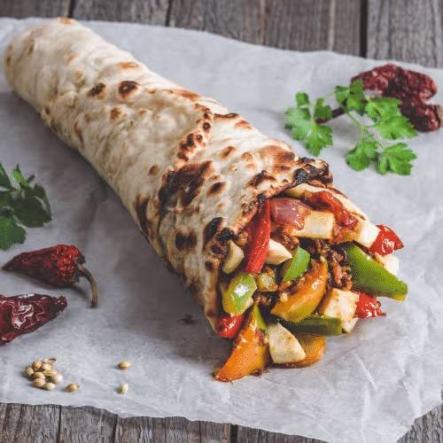 Paneer Masala Wrap (Vegetarisch)