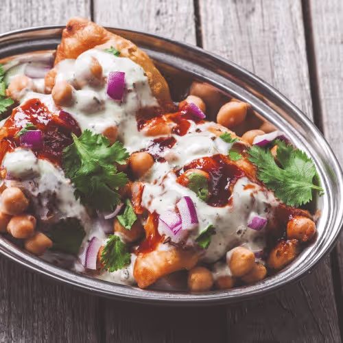 Samosa Chana Plate