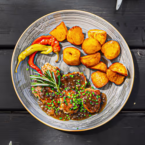 Gegrillte Schweinsmedaillons