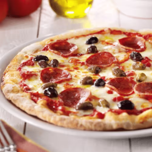 Spezial-Pizza Primavera (scharf, Ø 33cm)