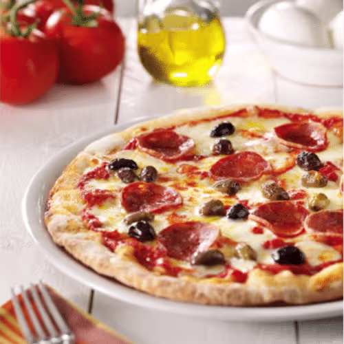 Spezial-Pizza Vulcano (scharf, Ø 33cm)