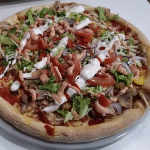 Spezial-Pizza Kebap (Ø 33cm)