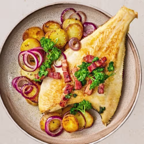 Gegrillte Scholle