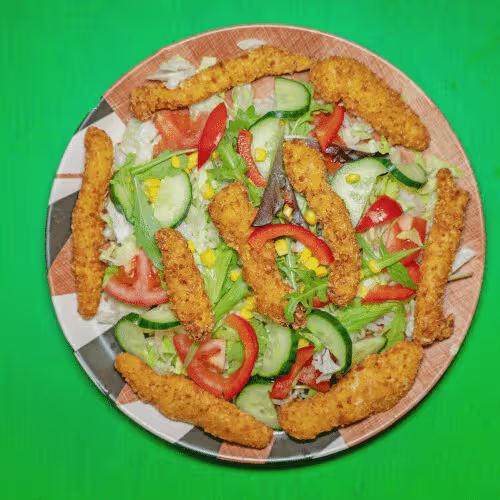 Backhendl Salat