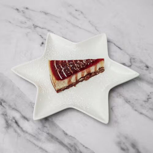 Himbeer Cheesecake Schnitte (1 Stück)