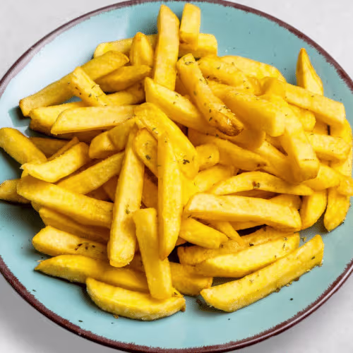 Pommes frites mit Käse