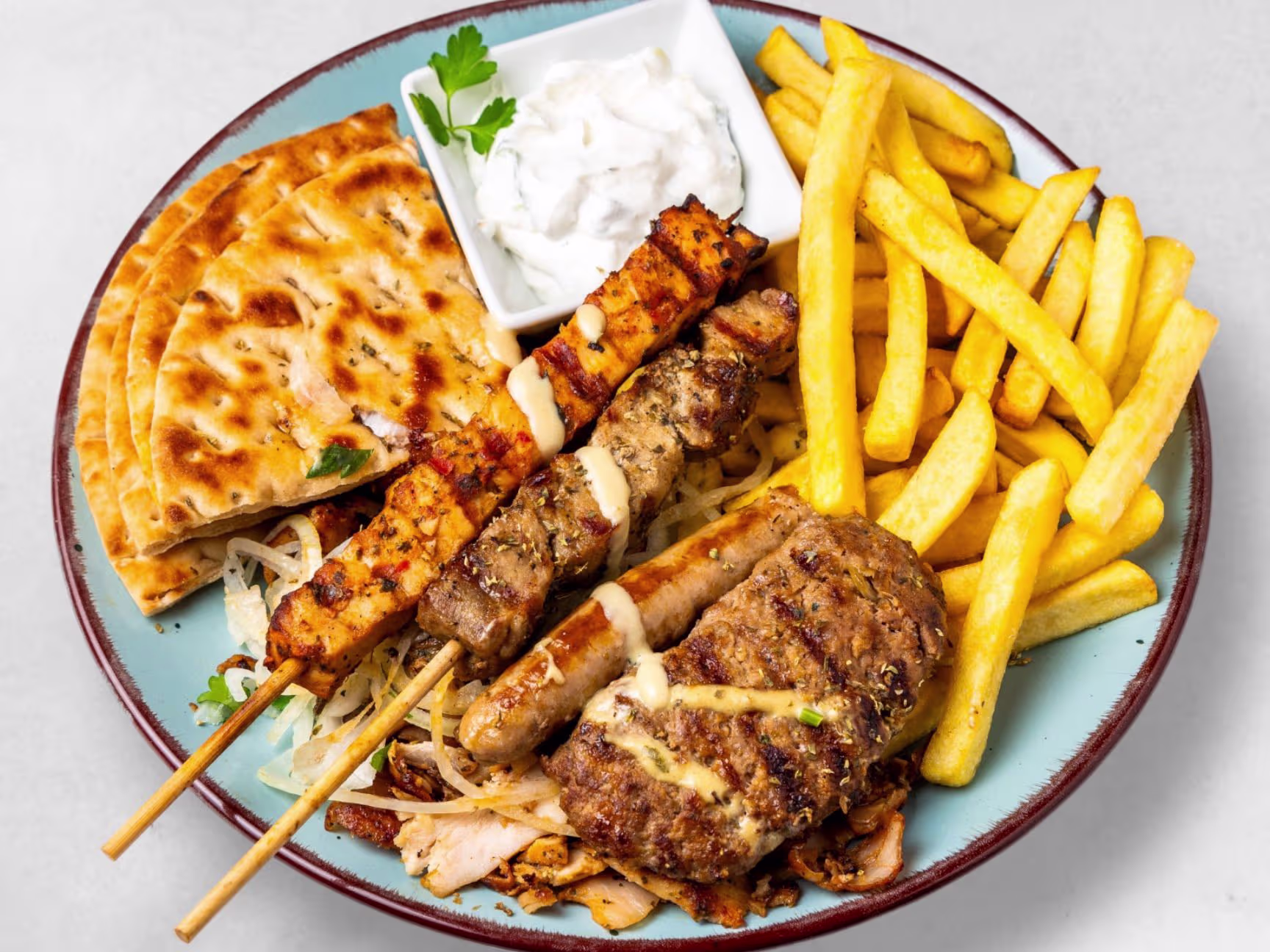 Poikilia gia 4- Grill Platter für 4 Personen