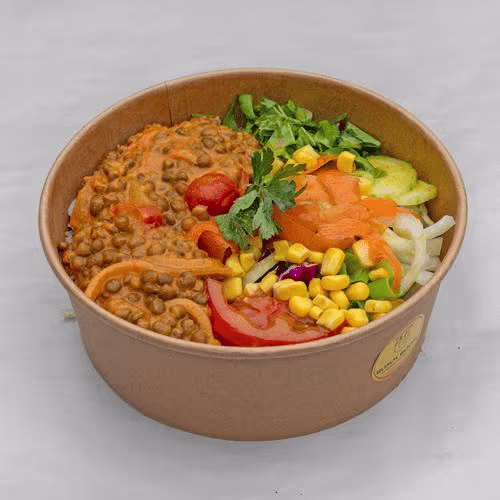 Linsen-Curry Bowl
