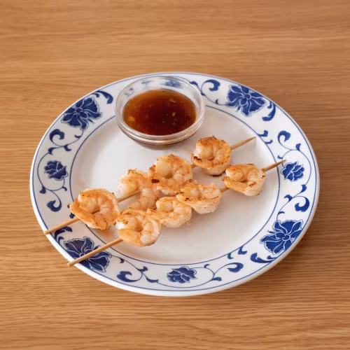 Shrimpsspieß (2 Stück)