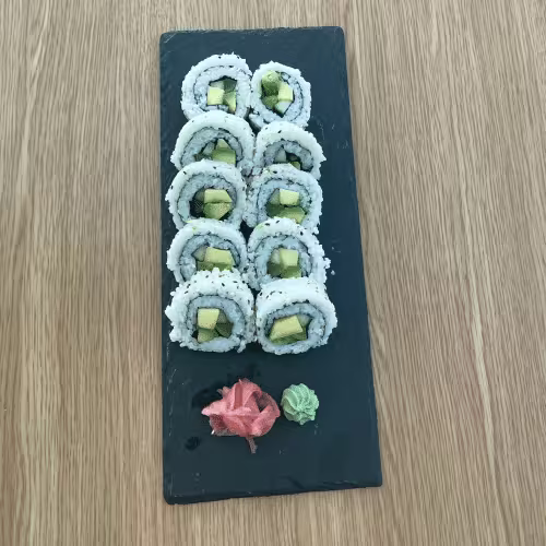 Vegetarische Sushi Rolls mit Sesam (8Stück)