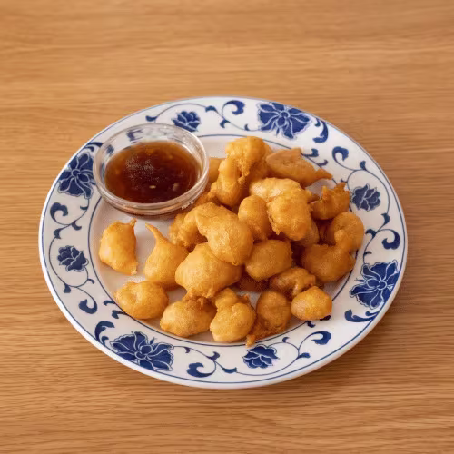 Gebackene Shrimps