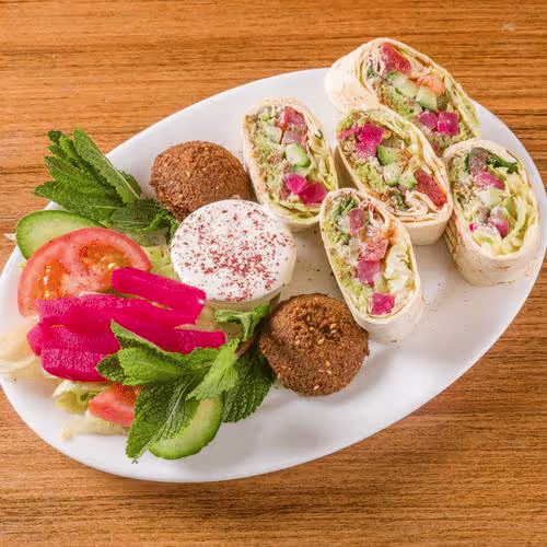 Falafel Teller (Vegan)