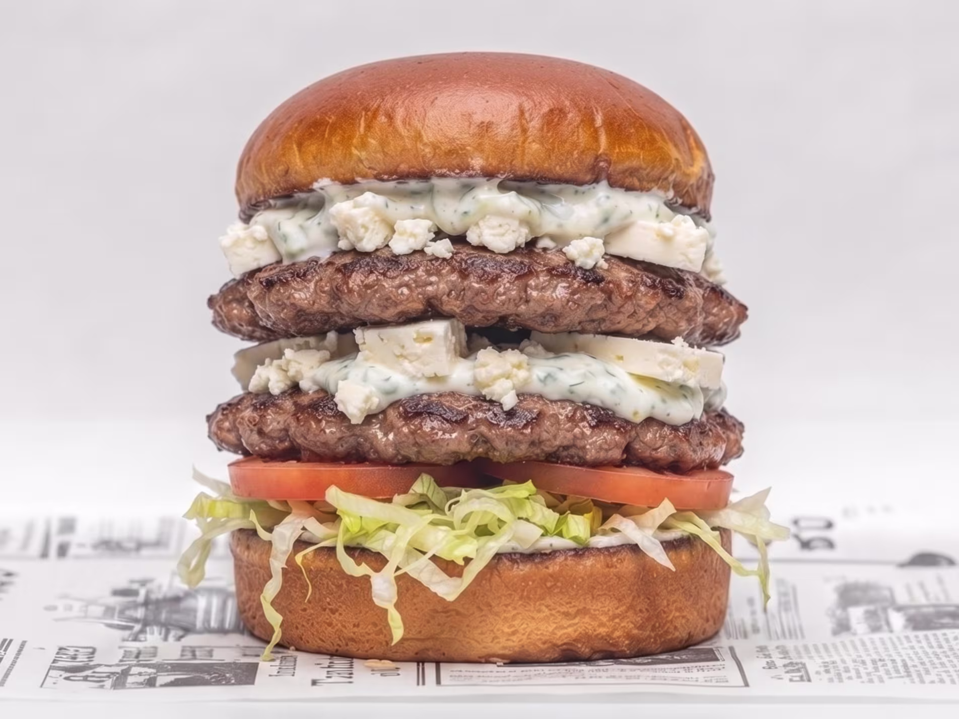 Doppelter Zeus Burger