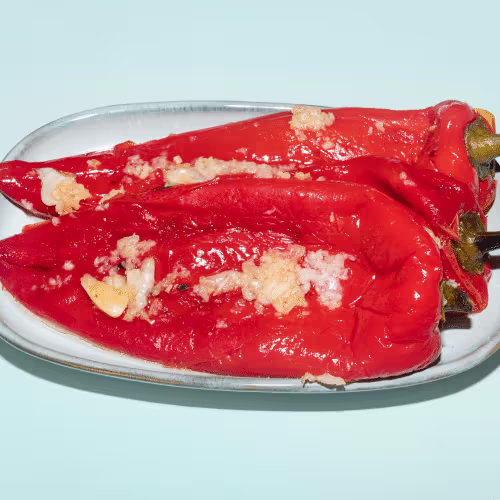 Paprika in Knoblauchöl (2 Stück)