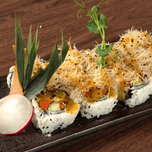 R08: Veggie Roll (vegetarisch, 8 Stück)