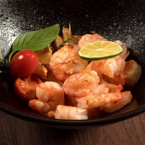 H11:  Rotes Thai Curry mit Garnelen (scharf)