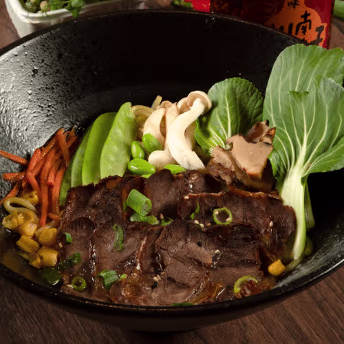 Ng79e : ramen Nudelsuppe mit Rindfleisch(Neu)