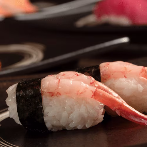 L1:  amaebi Sushi (2stk.)