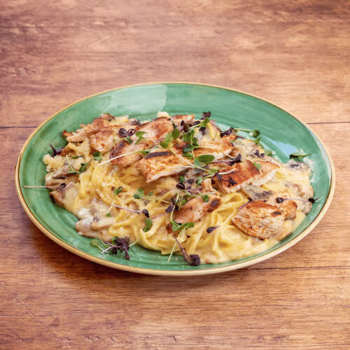 Fettuccine mit Hühnerfilet