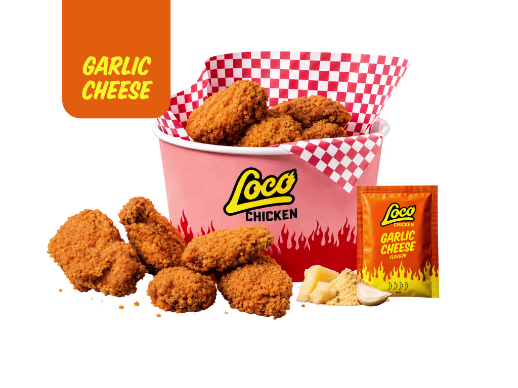 Garlic Cheese Wings