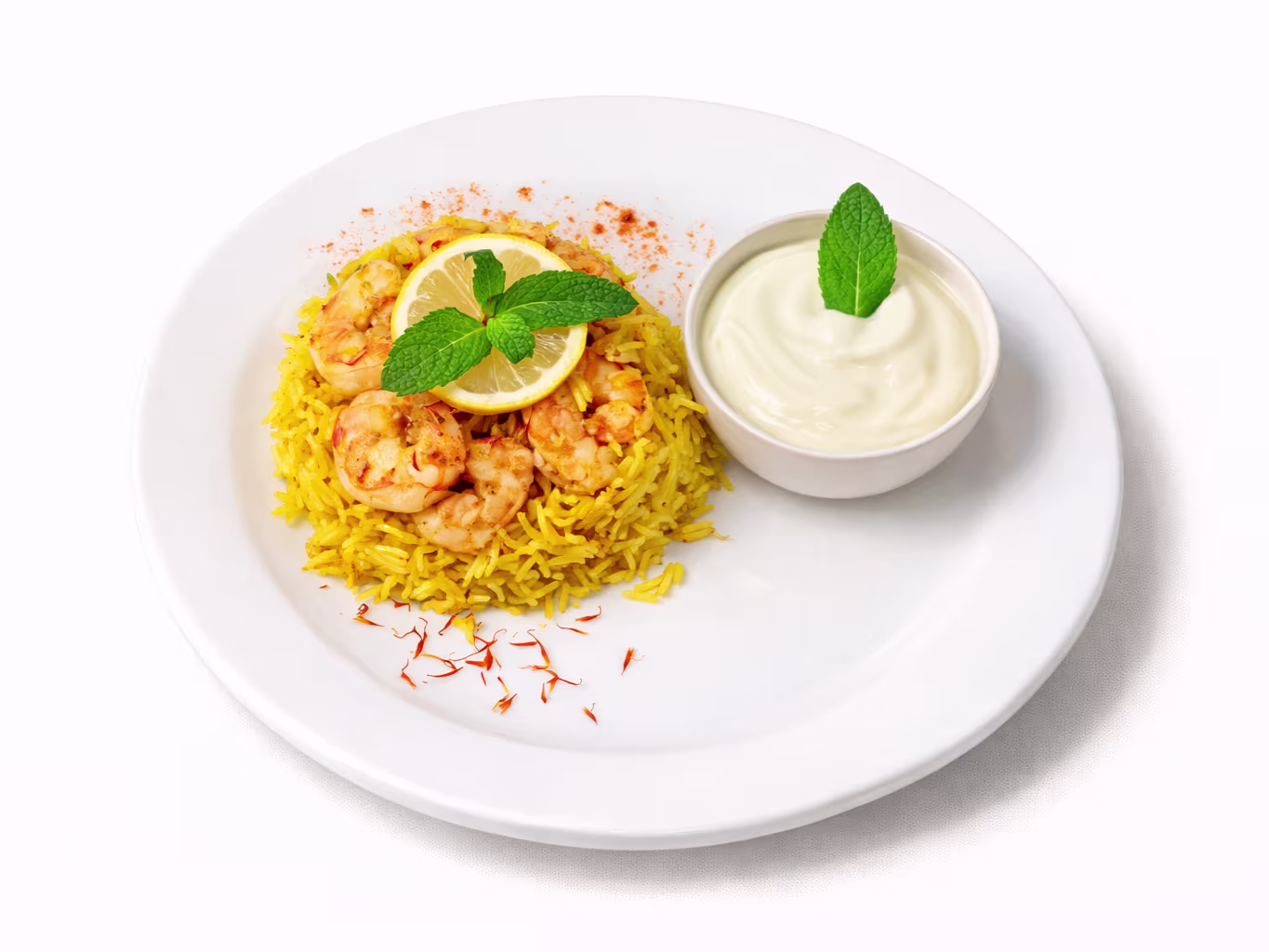 Biryani mit Garnelen