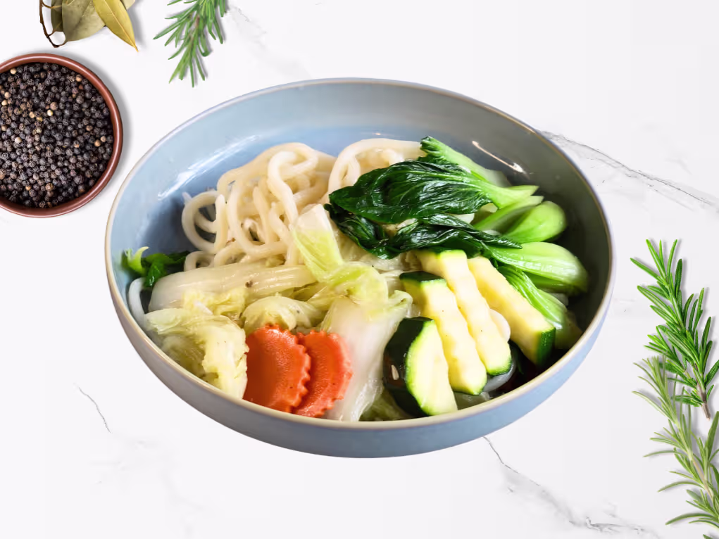 Banh Canh Xao Rau