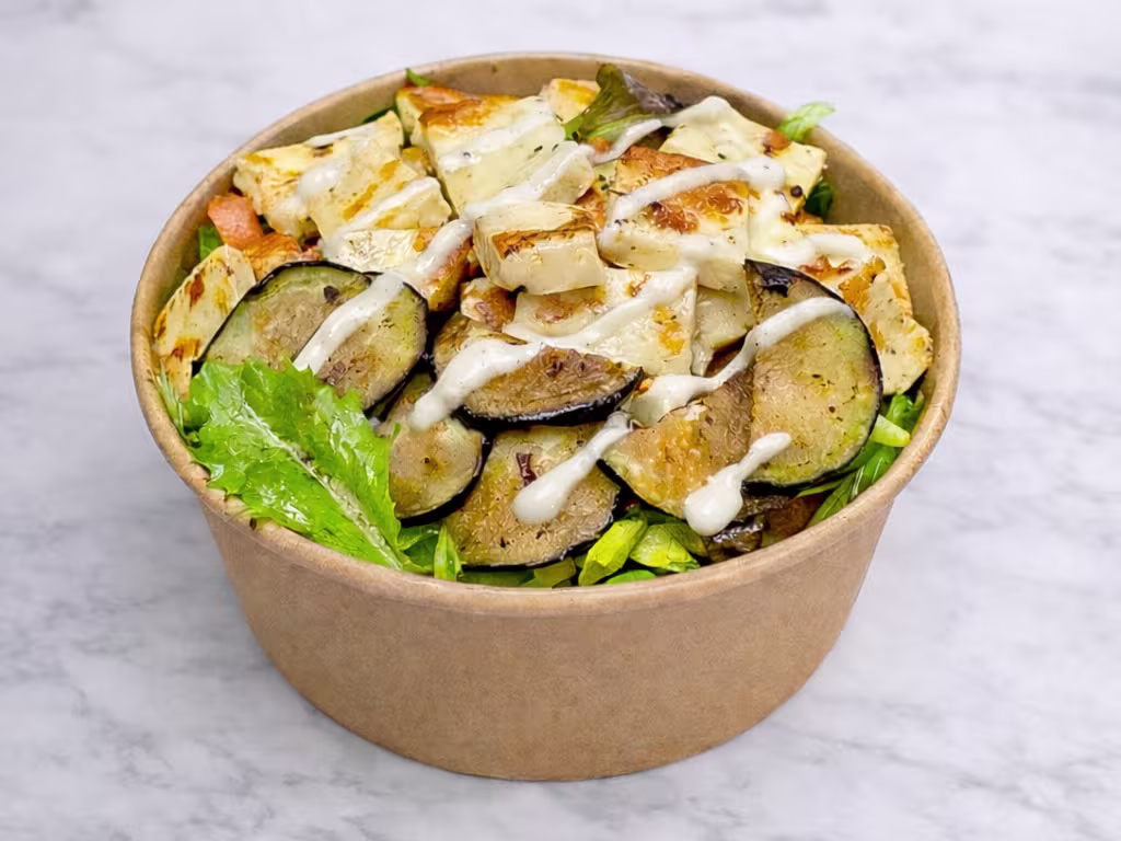 Halloumi Salat (vegetarisch)