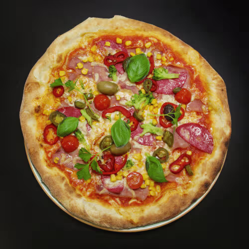 LeBloom Pizza (scharf, hauseigene Pizza)