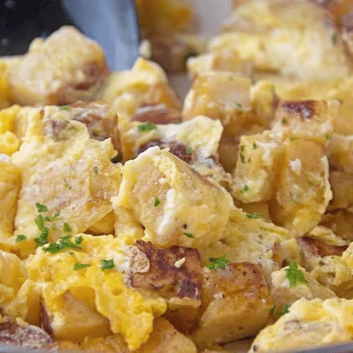 Geröstete Knödel
