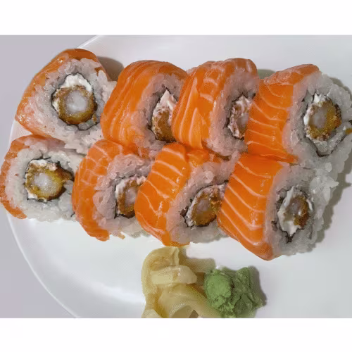 Sake Tempura Roll (8 Stück)