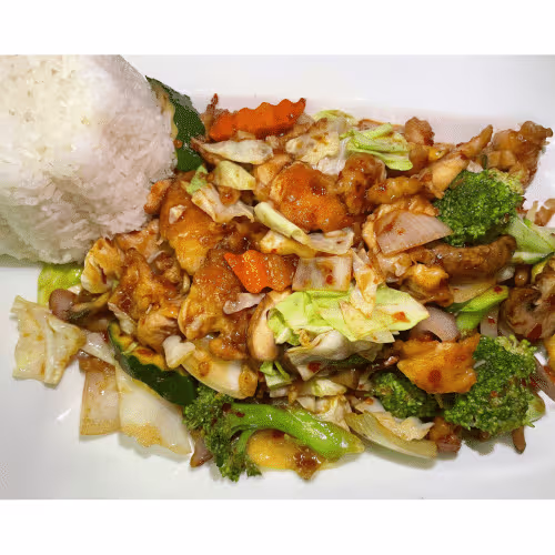 Hühnerfleisch nach Szechuan Art