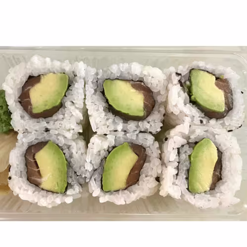 Lachs Avocado Maki (6 Stück)