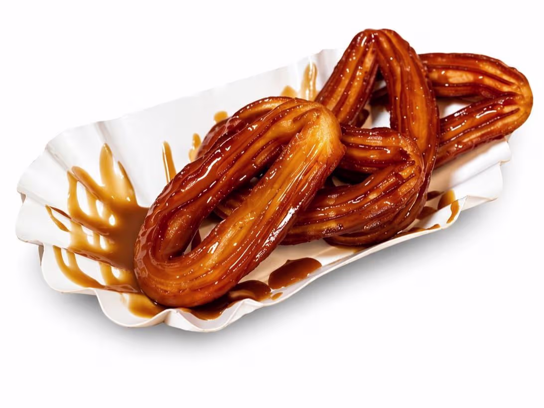 Churros mit Karamellsauce