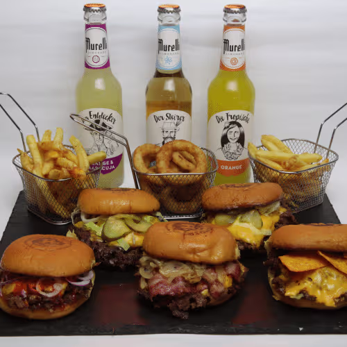 Super Smash Burgers Menü (Für 5 Personen)