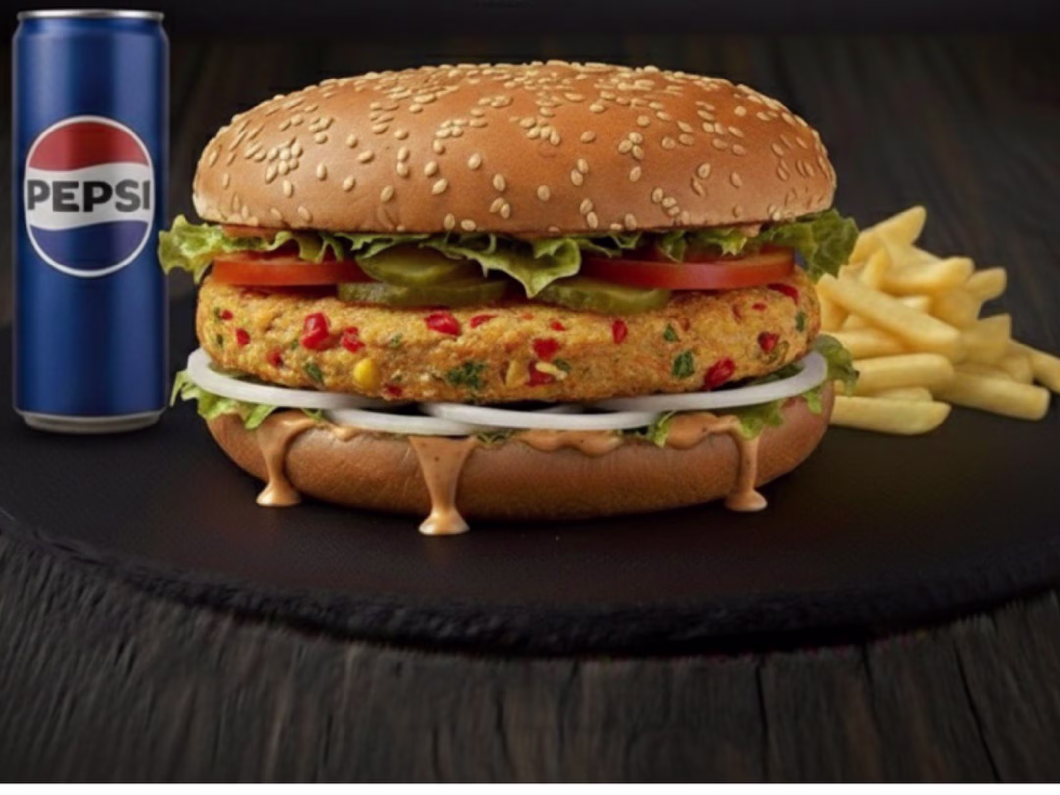 Veggie Burger Menü