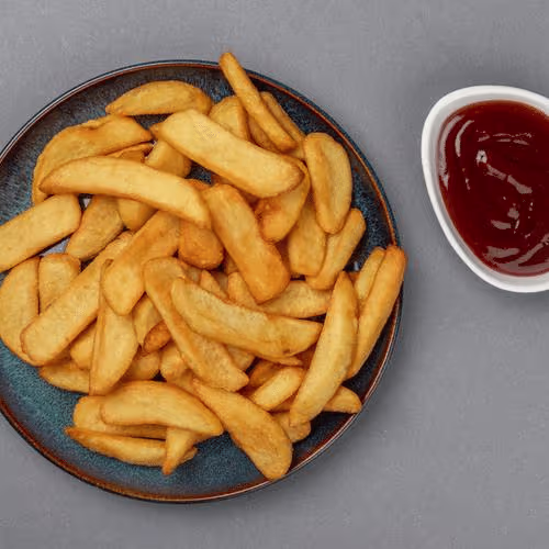 Veggie Kebap mit Pommes frites