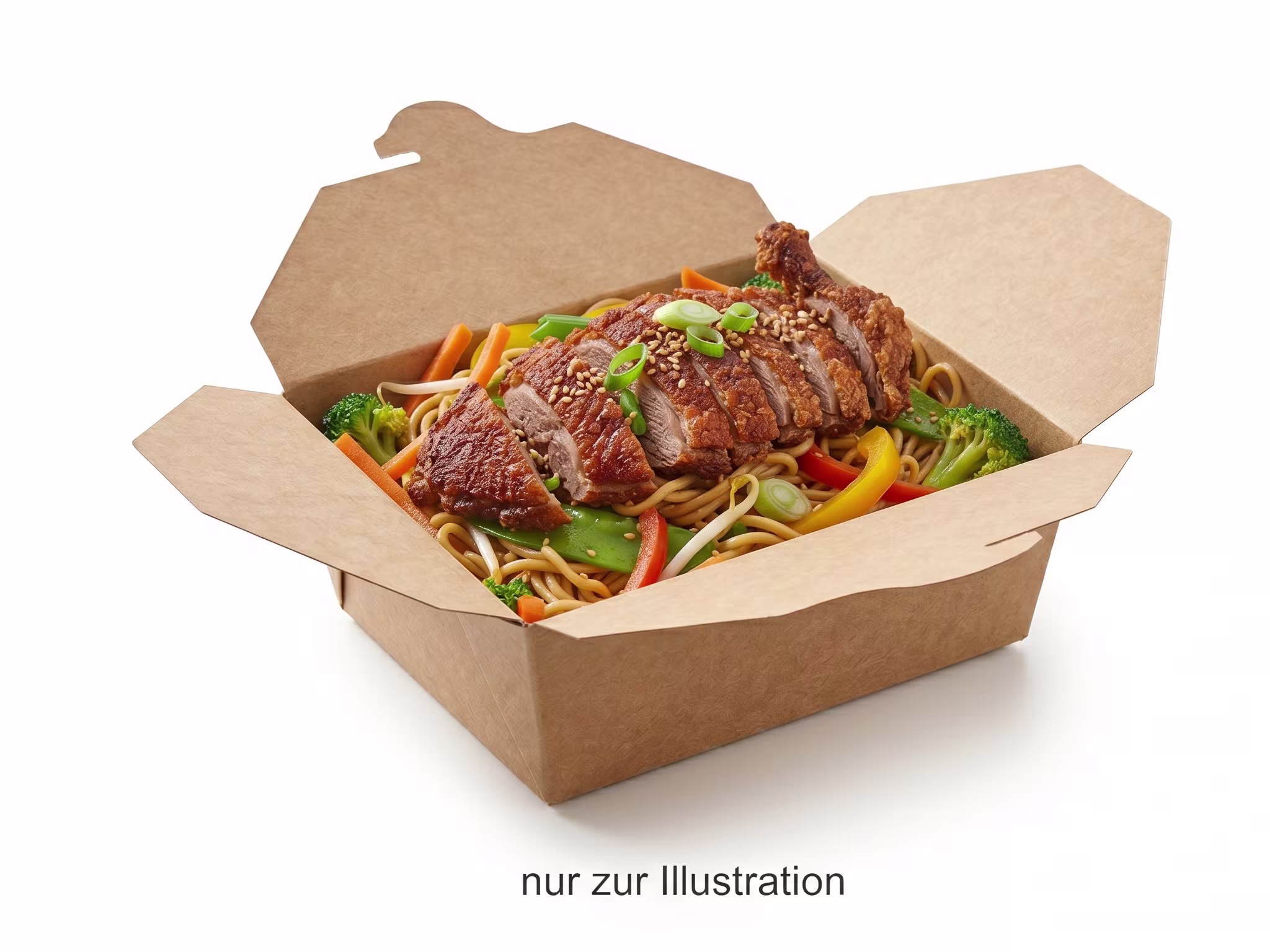 Mit knuspriger Ente