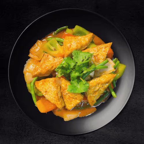 Bali Tofu mit Red Curry (scharf)
