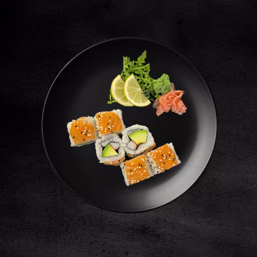 California Sake Maki (klein, 6 Stück)