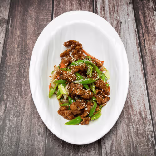 Gan Bian Rindfleisch (scharf)