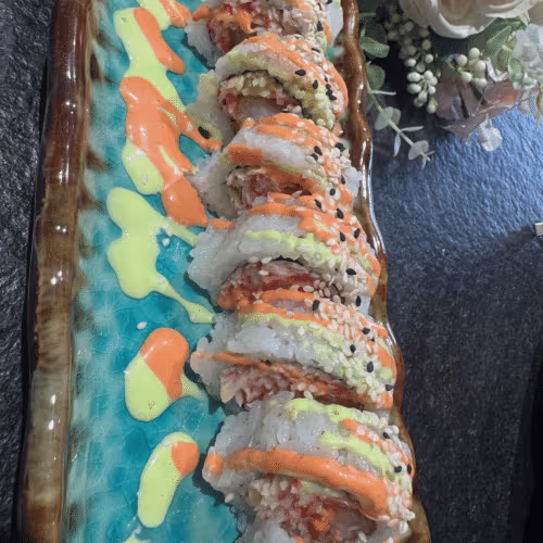 M4 Ebi Tempura Rolle (Garnelen) (10 Stück)