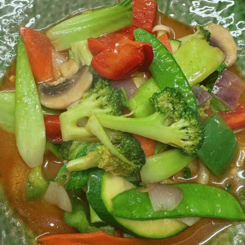 T1  Rotes Thai Curry mit Gemüse