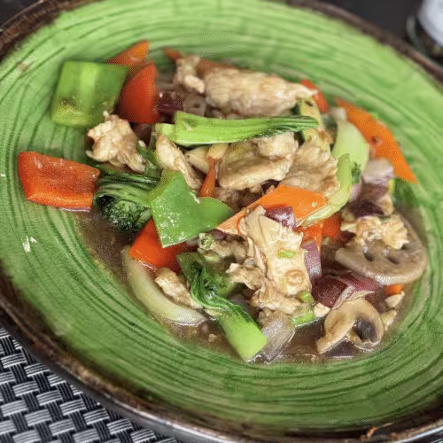 H3  Wok Hühnerfleisch mit Gemüse
