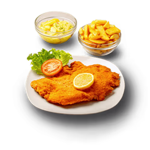 Menü Wiener Schnitzel