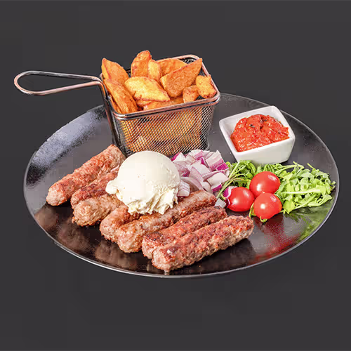 Cevapcici im Kajmak (300g)