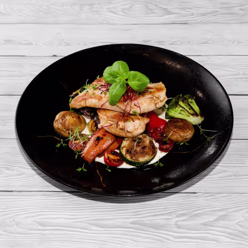 Hühnerbrustfilet Grillgemüse