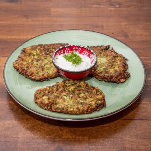 Zucchinipuffer (3 Stück)