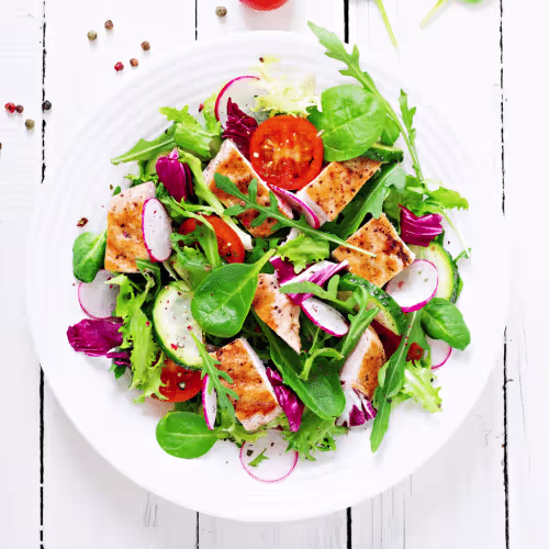 Backhendlsalat