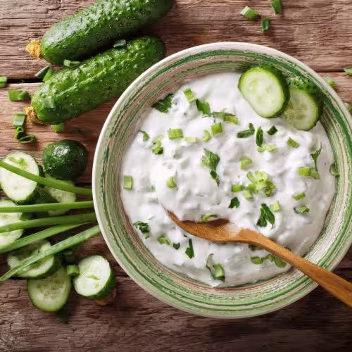 Tzatziki mit Brot